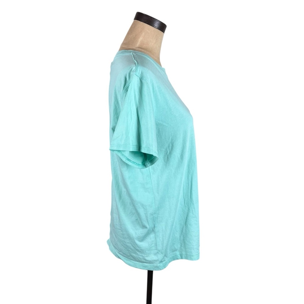 Lululemon Classic-Fit Cotton-Blend T-Shirt light‎ blue SZ 6 - Picture 2 of 7